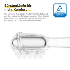 Laifen Wave Spezial Elektrische Zahnbürste mit 2 Bürstenköpfe und Reisetasche