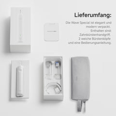 Laifen Wave Spezial Elektrische Zahnbürste mit 2 Bürstenköpfe und Reisetasche