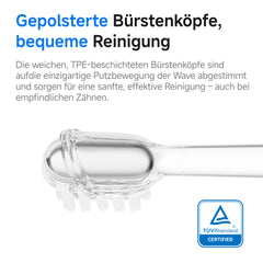 Laifen Wave Zahnbürste Aluminum Love-Bundle